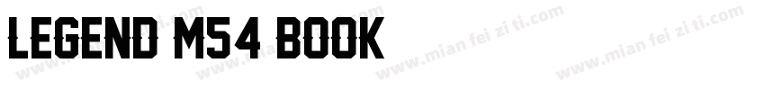 Legend M54 Book字体转换